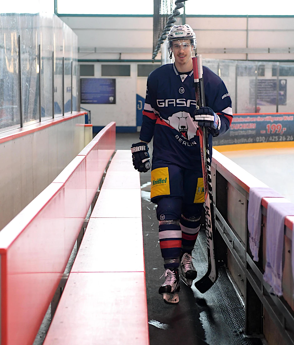Louis-Marc Aubry ist mittlerweile voll bei den Eisbären angekommen, auf dem Eis wird er von Spiel zu Spiel wichtiger.