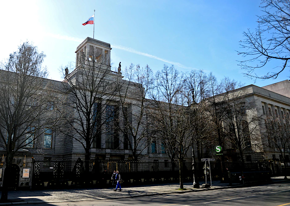 An der Russischen Botschaft wollte Mohammed H. zuschlagen.