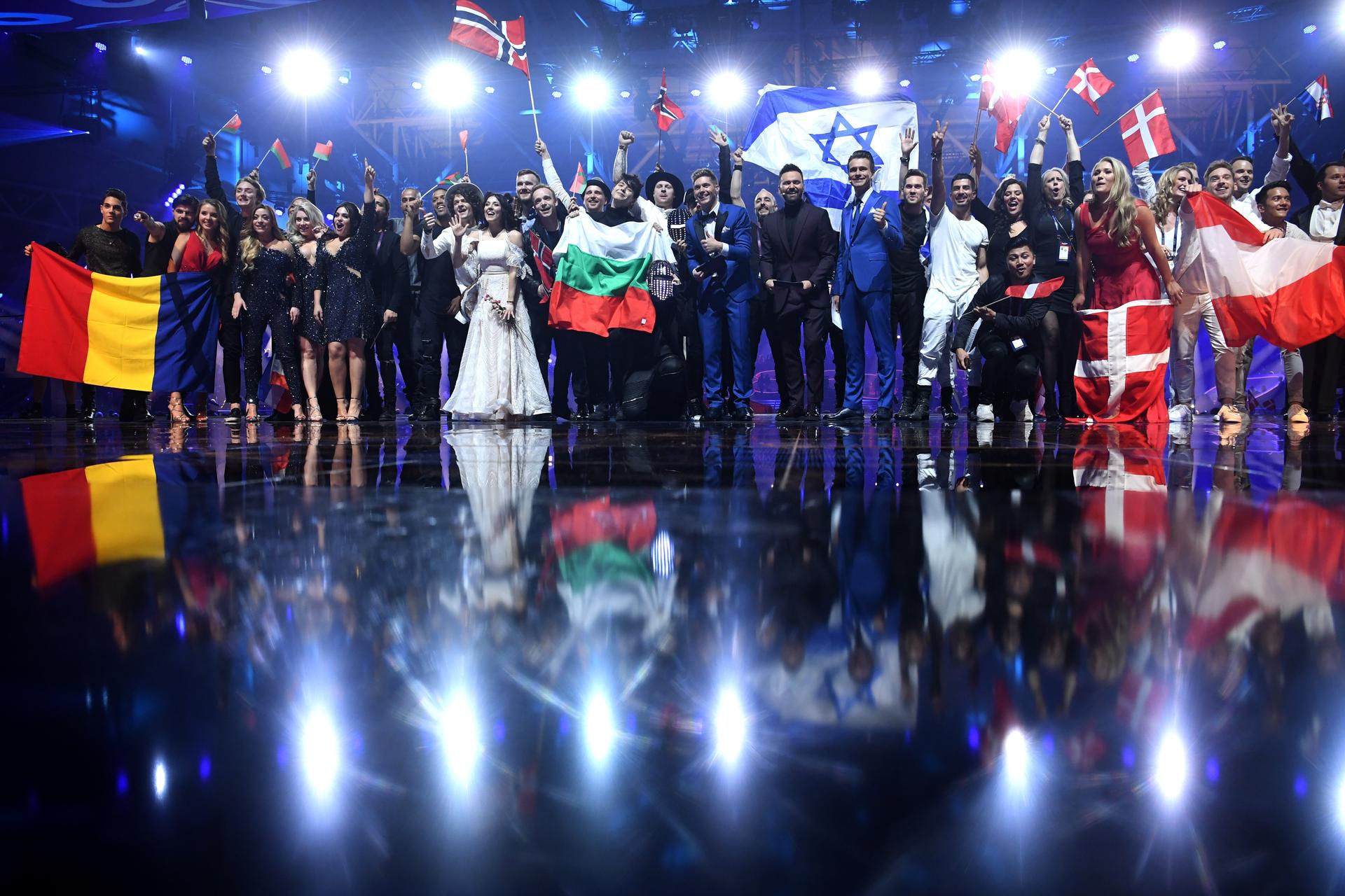 Die Finalisten des 62. Eurovision Song Contest (ESC) in Kiew. 
