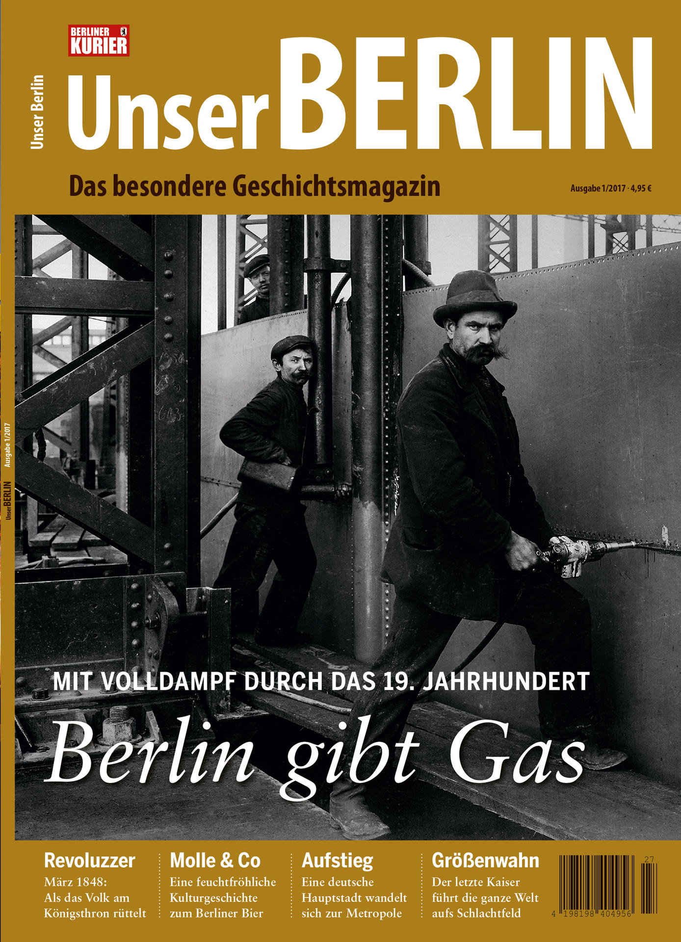 Das neue „Unser Berlin“ gibt es ab dem 19. Mai 2017 für 4,95 Euro an allen gut sortierten Kiosken in Berlin und Brandenburg und in Bahnhofs-Buchhandlungen. Oder Sie bestellen „Unser Berlin“ einfach in Lesershop:  https://shop.berliner-kurier.de/ oder unter Tel. 030/20164005. Wir schicken Ihnen Ihr Exemplar dann versandkostenfrei nach Hause.
