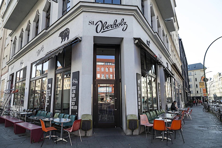 Das St. Oberholz am Rosenthaler Platz.