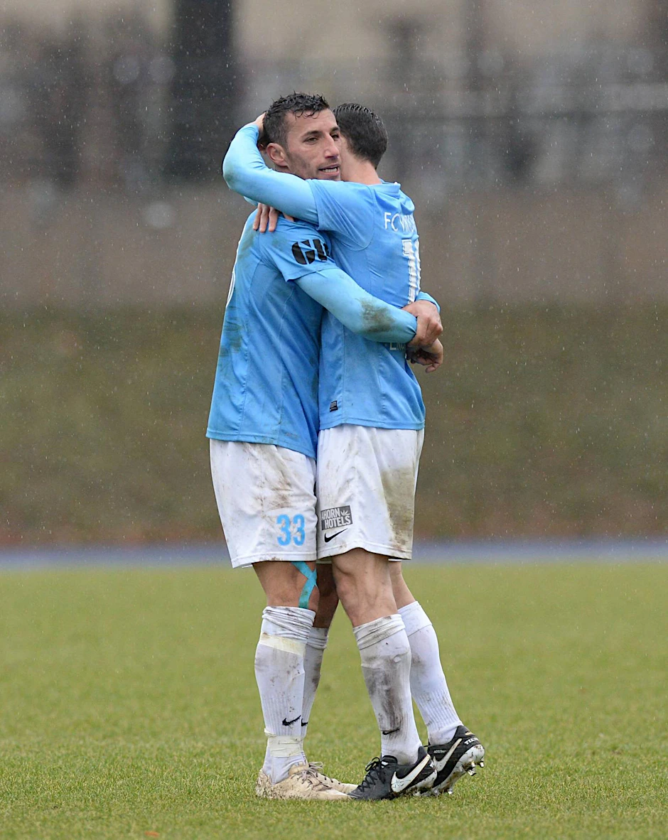 Karim Benyamina (l.) und Kumpel Ümit Ergirdi können erstmals gemeinsam was gewinnen.