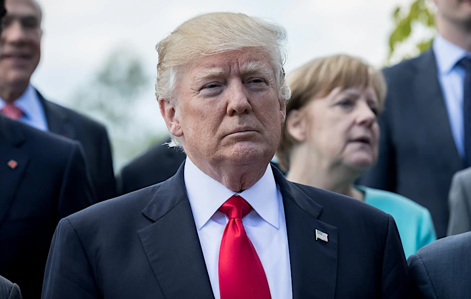 Donald Trump beim G7-Gipfel in Sizilien.  