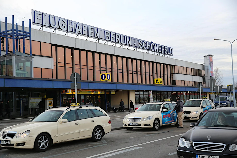 Der Flughafen Schönefeld.
