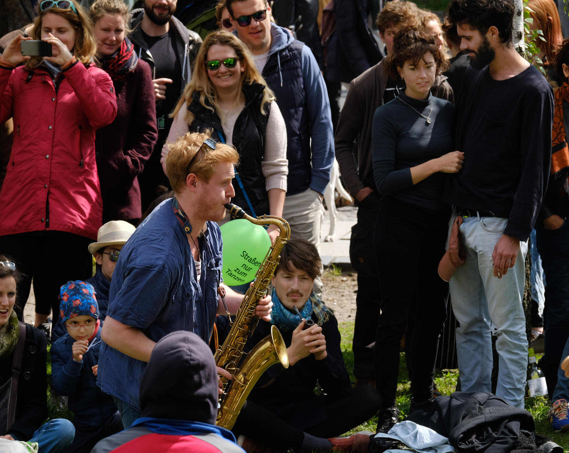 Ein Tag für Straßenkünstler: Musiker treten beim Myfest an vielen Orten auf.