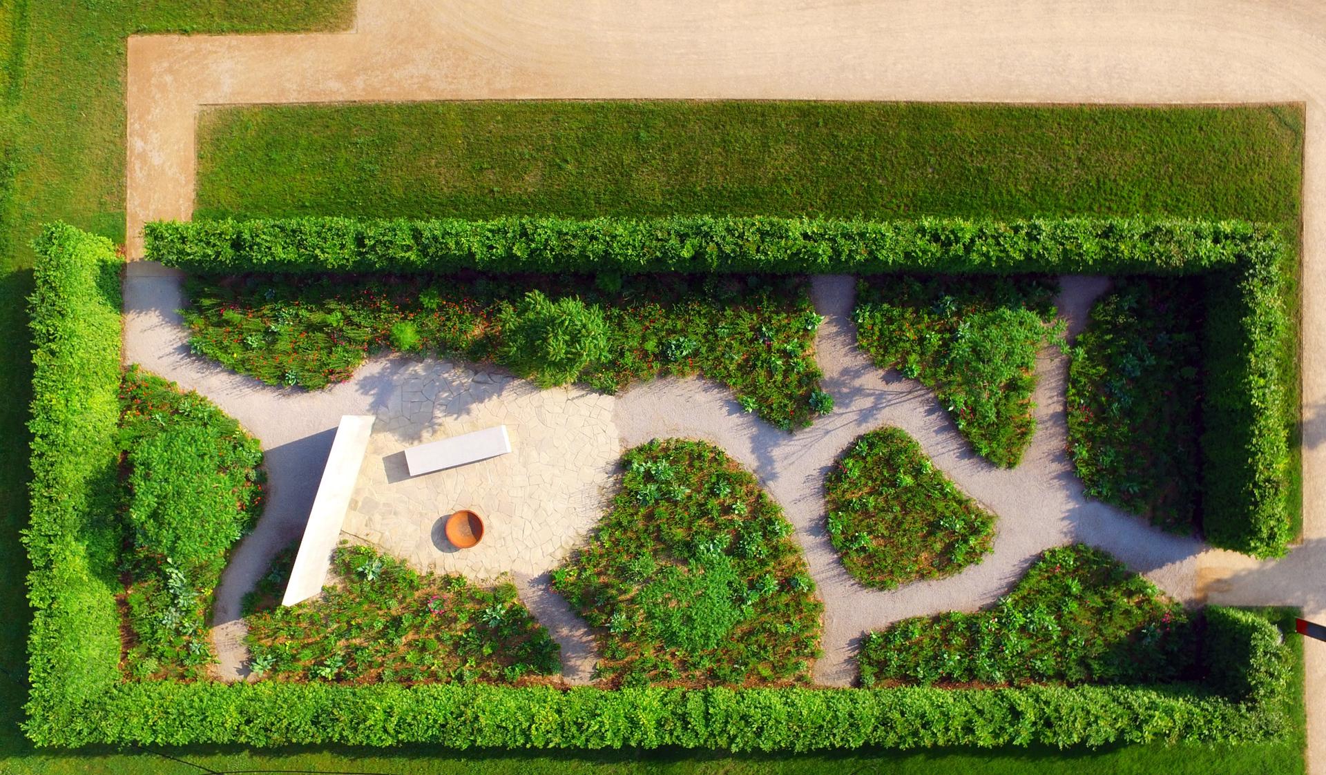 Der Garten "The Garden of Vulcan" (Großbritannien) des Landschaftsarchitekten Tom Stuart-Smith der "Internationalen Gartenkabinette".