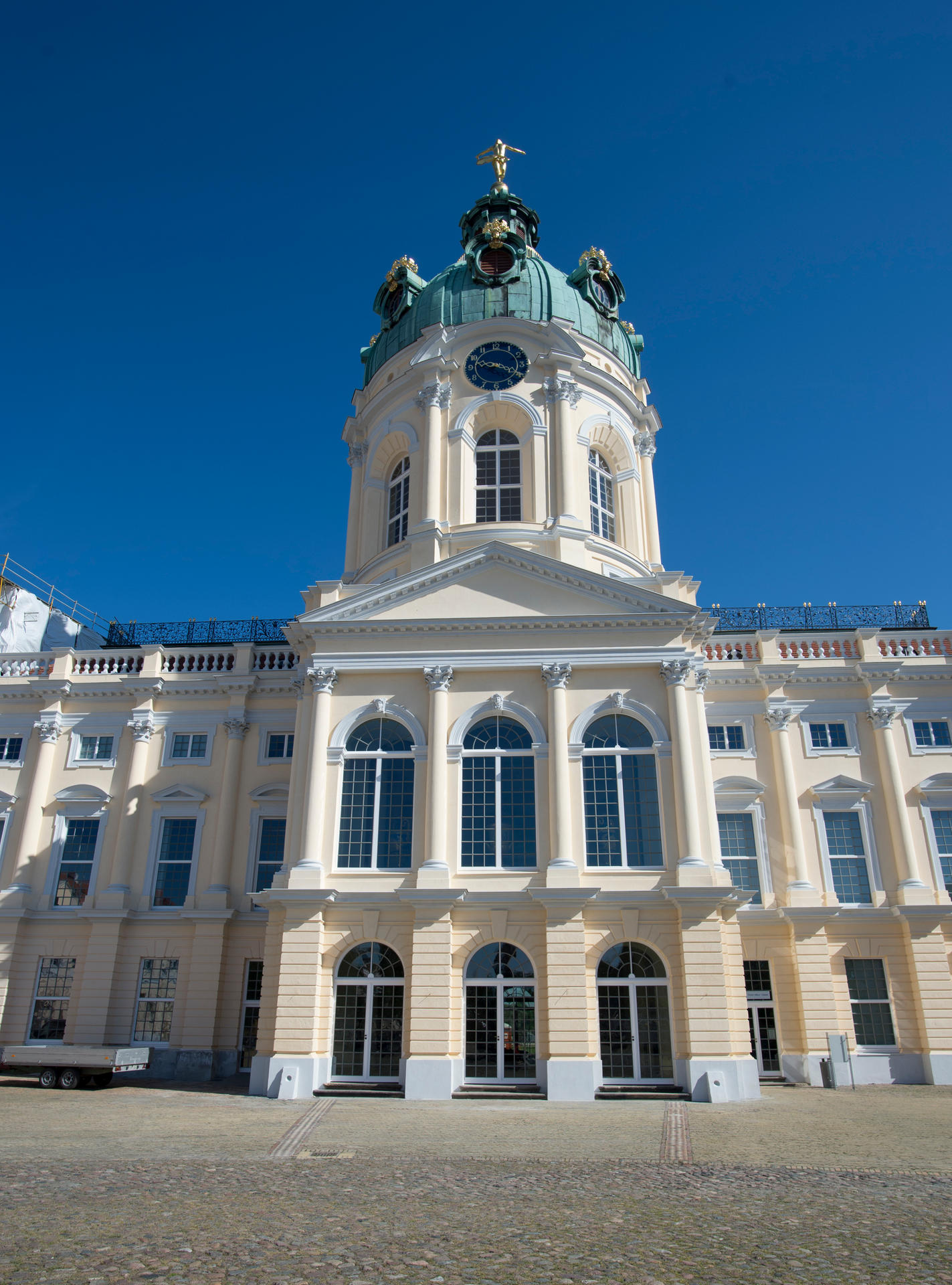 Das Schloss Charlottenburg wird bis 2018 umgebaut. Gäste bleiben aus.