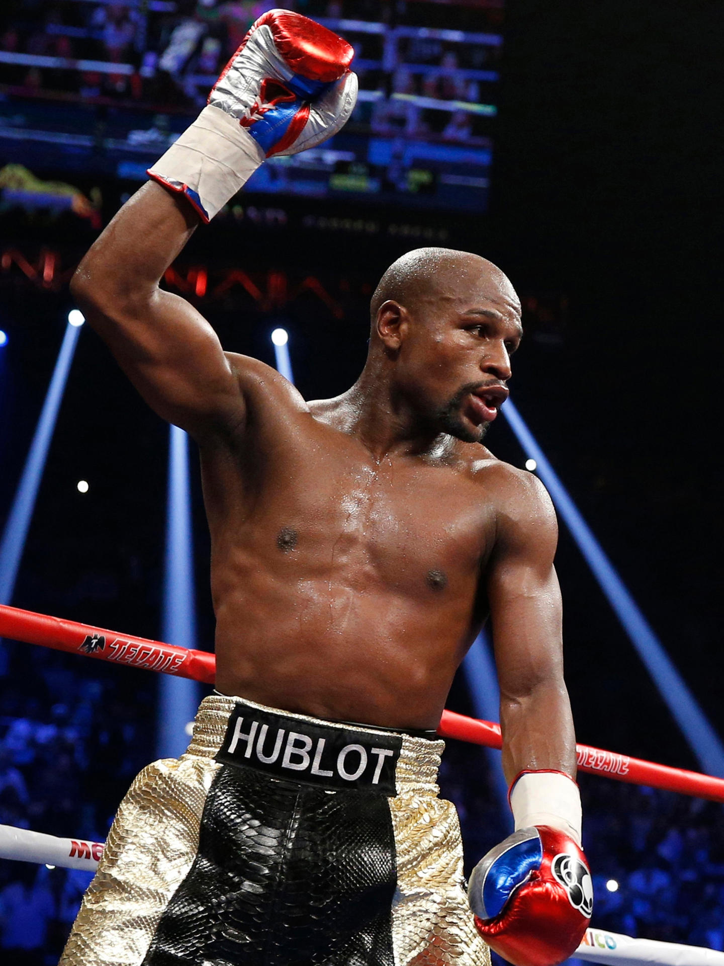 Floyd Mayweather Jr. ist in 49 Profi-Kämpfen ungeschlagen.