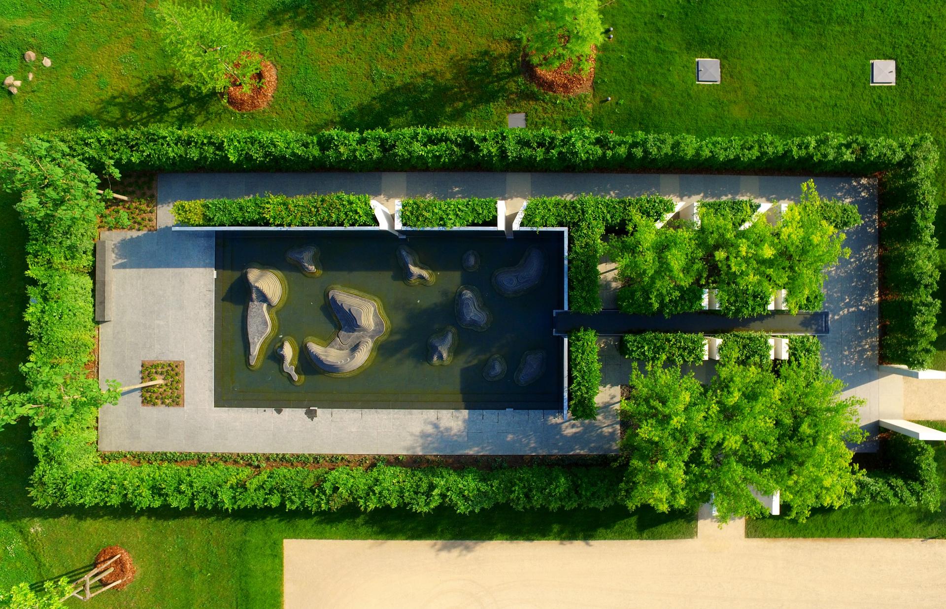 Der Garten "Garden of the Mind" (Thailand) des Landschaftsarchitekturbüros PLA der "Internationalen Gartenkabinette".