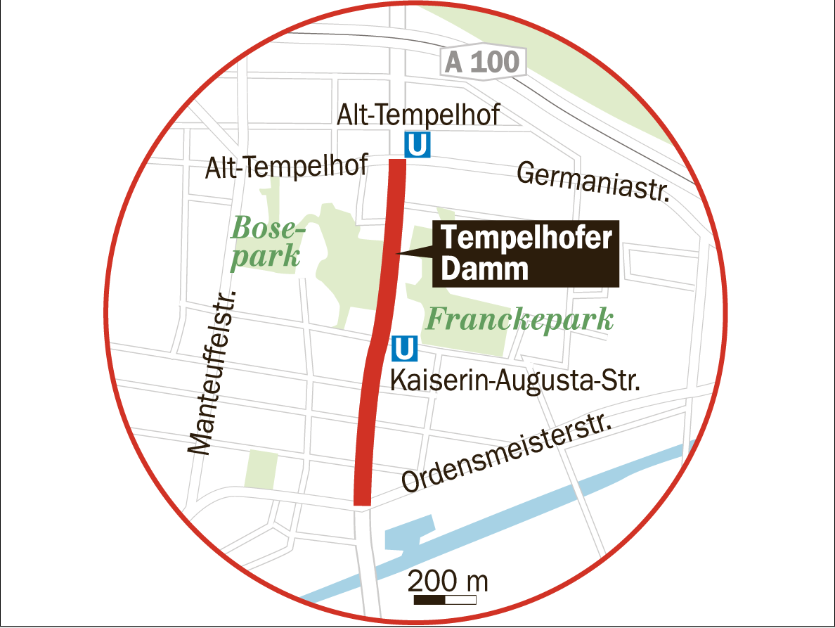 Mögliche neue Tempo-30-Bereiche in Berlin.