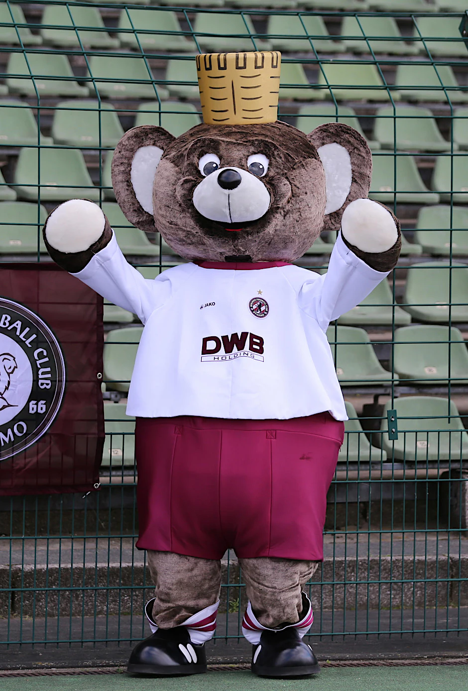 Will ganz fleißig Spenden sammeln: Teddy vom BFC!