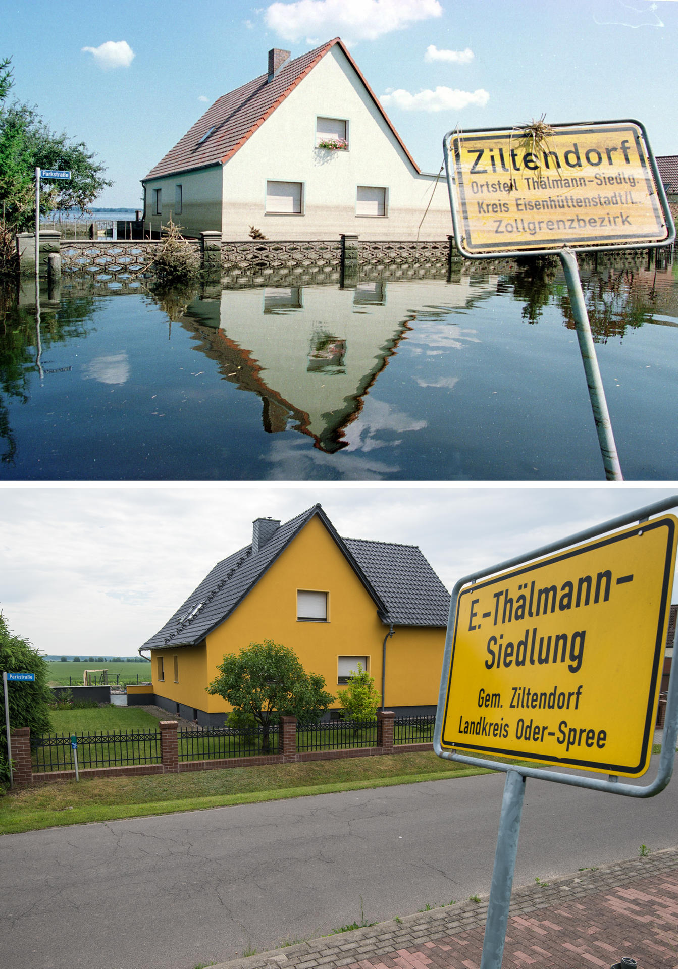 Bei dem Jahrhunderthochwasser der Oder 1997 brach unweit dieser Ortschaft ein Deich und das Wasser der Oder strömte in die Ziltendorfer Niederung und überflutete die Ernst-Thälmann-Siedlung.