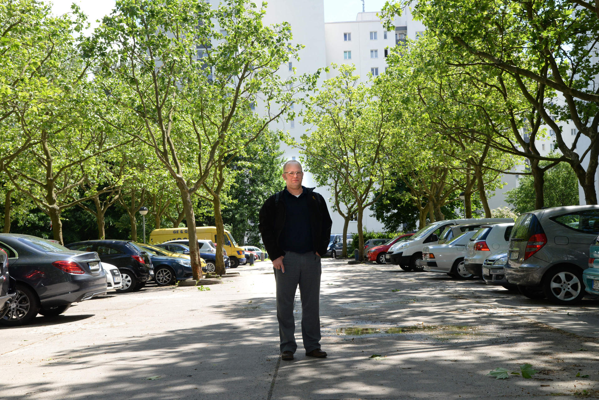 Sven Margenfeld unterstützt die Pläne für die Parkraumbewirtschaftung. „Ich finde es gut, weil man einen festen Parkplatz bekommt“, sagt der 46-Jährige. In anderen Städten sei das Parken noch teurer als in Berlin.