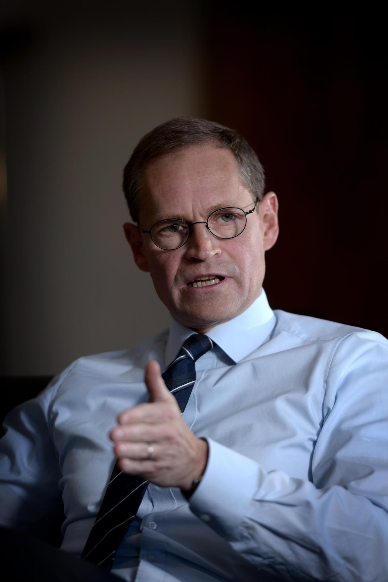 Michael Müller spricht über die Übernahme der Charité-Tochter CFM.