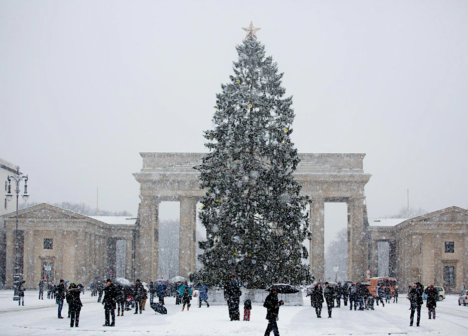 Winterstimmung in der Stadt bleibt zu Weihnachten die Ausnahme.