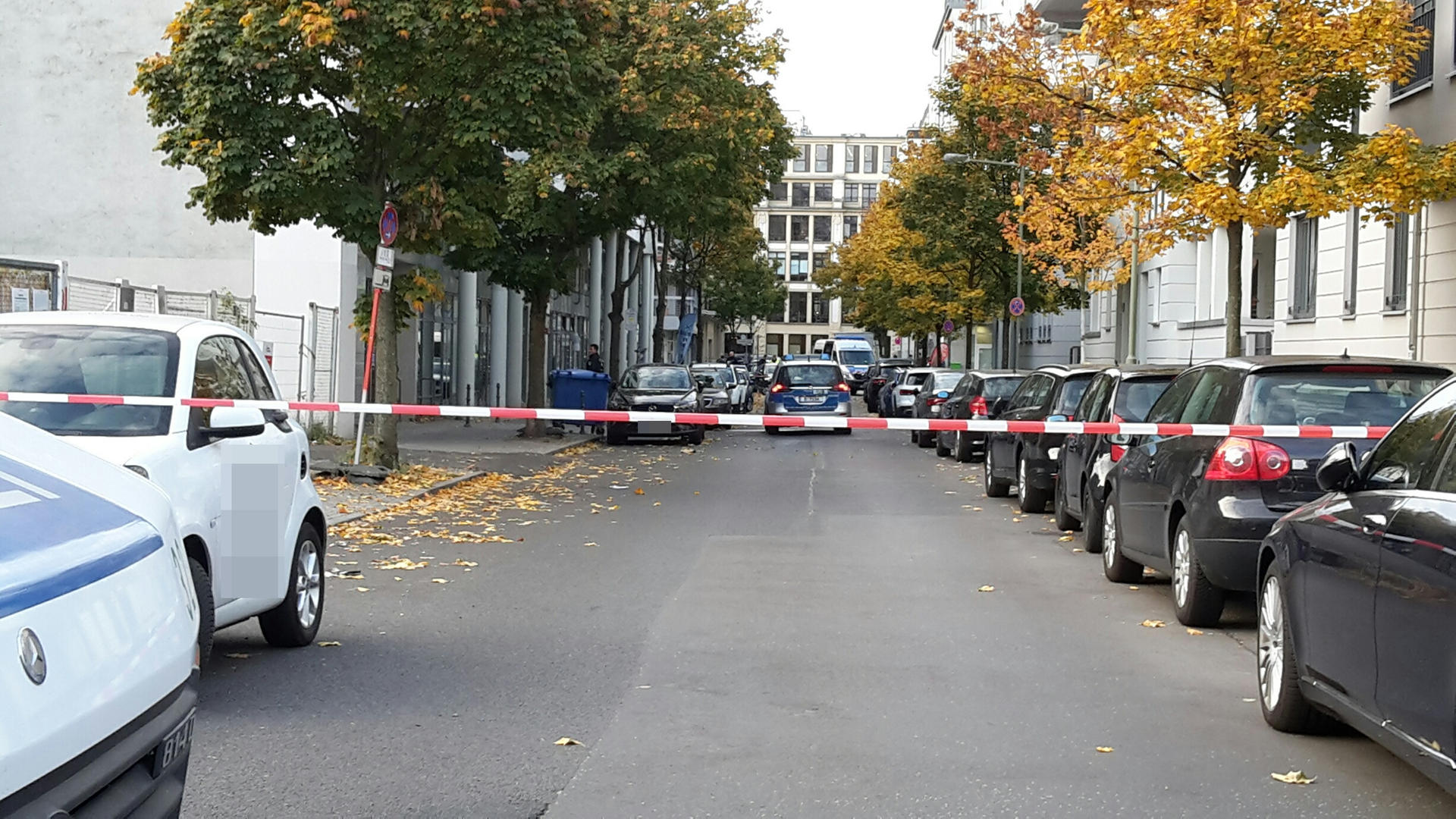 In der Neuen Grünstraße schossen die Räuber auf die Polizei.