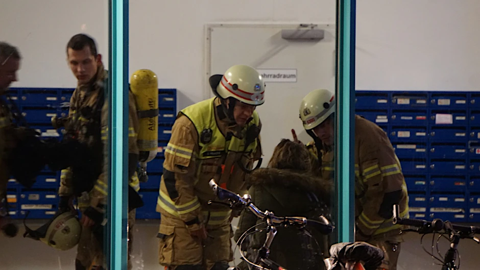 Wieder ist die Feuerwehr in Lichtenberg im Einsatz. 