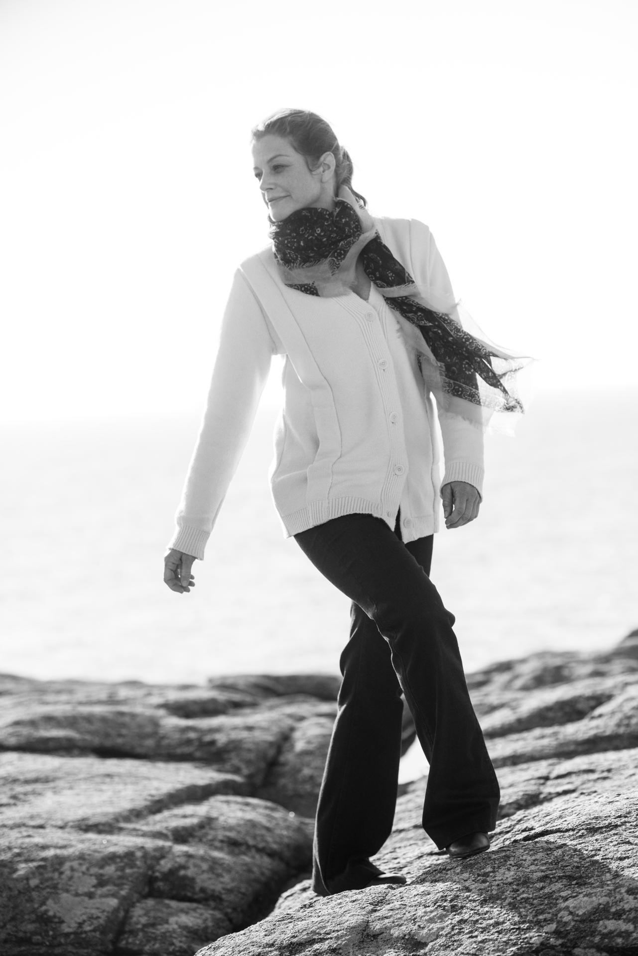Marie Bäumer spielt Romy Schneider in „3 Tage in Quiberon“. 