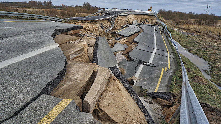 Die morsche A20 in Mecklenburg-Vorpommern.