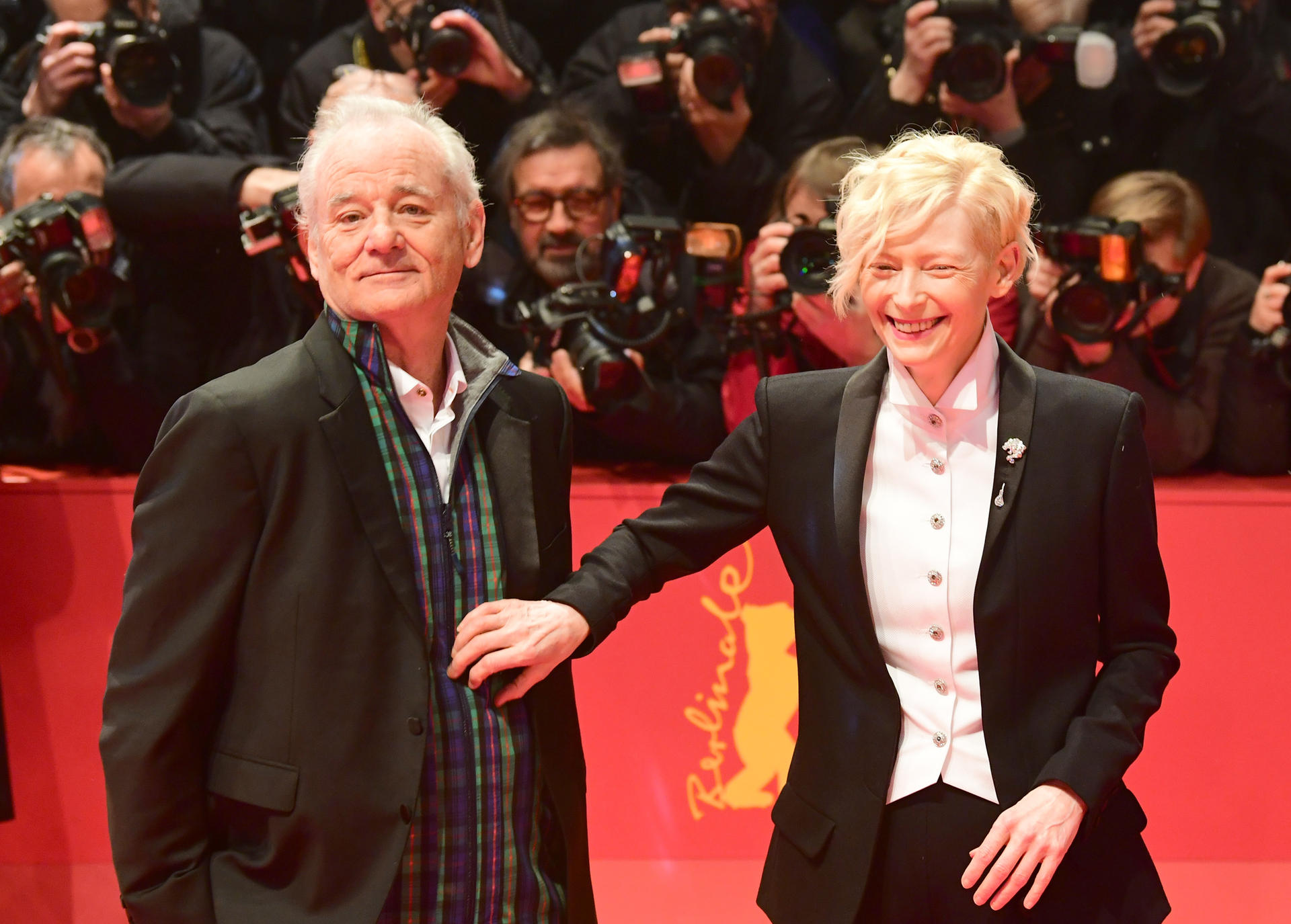 Bill Murray und Tilda Swinton brachten Hollywood-Glanz nach Berlin.  