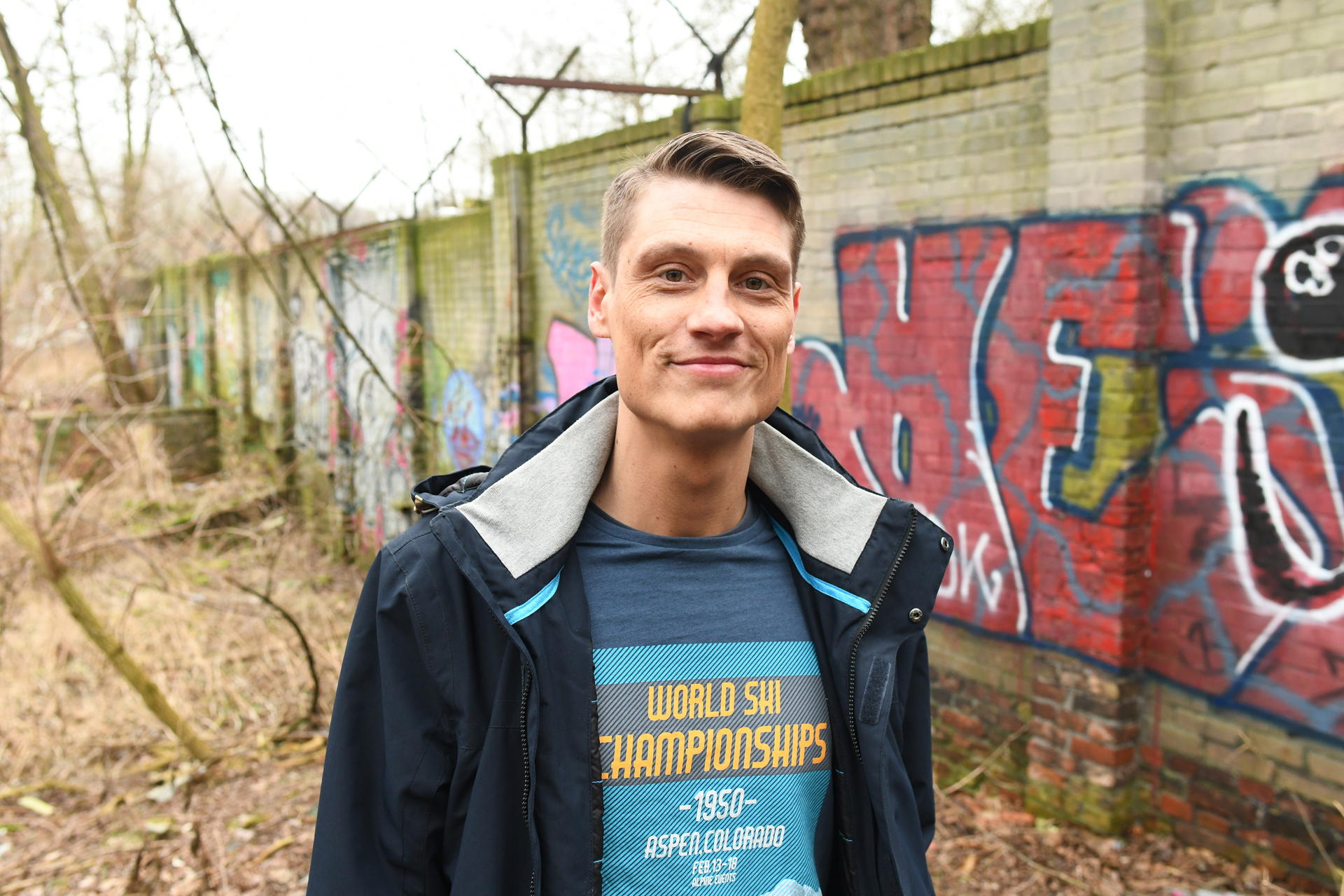 Christian Bormann entdeckte den 80 Meter langen Mauerstreifen. 
