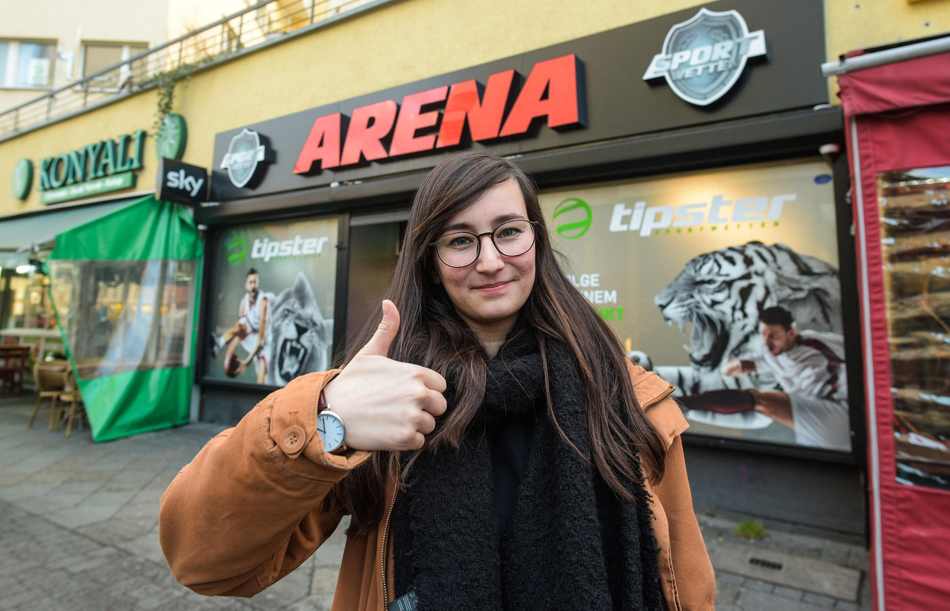 Auch in der Sportsbar Arena in Kreuzberg lief alles reibungslos. 