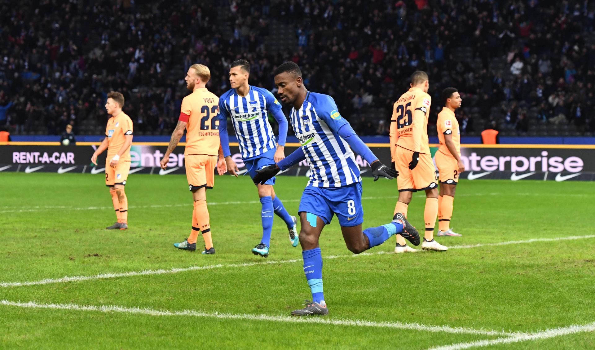 Image - 1:1 gegen TSG Hoffenheim: Hertha BSC tritt auf der Stelle - Salomon Kalou trifft zum Ausgleich