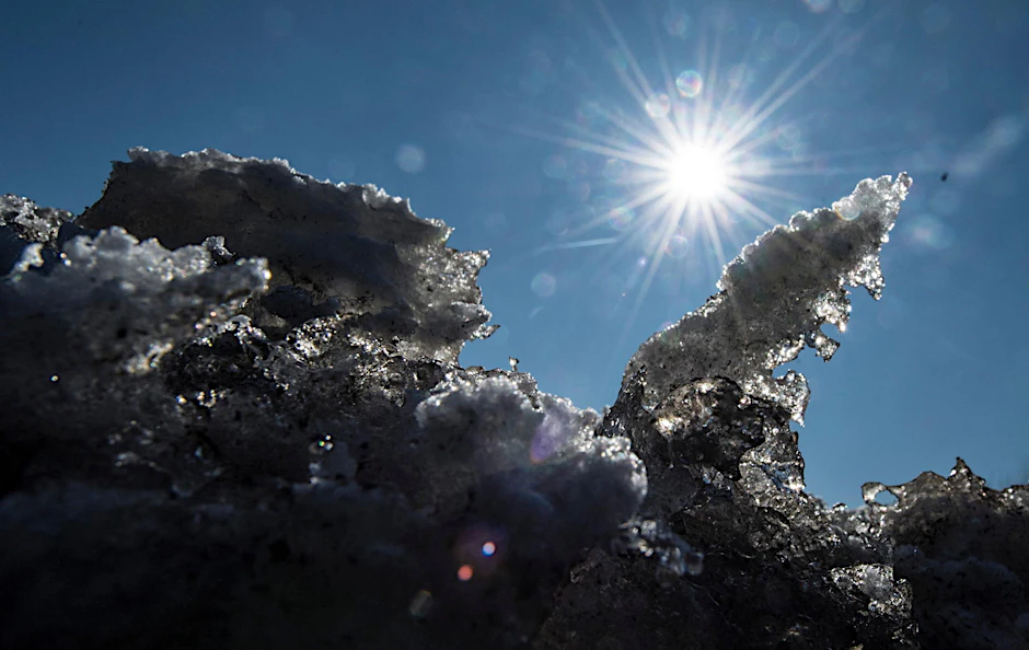 Dauerfrost und Sonne mit wenigen Wolken: Der Winter will nicht weichen.