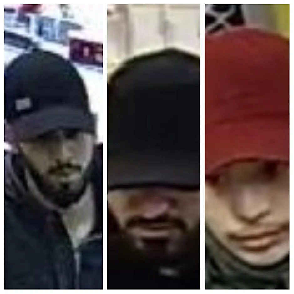 Die Berliner Polizei sucht dieses mutmaßliche Räuber-Trio. 
