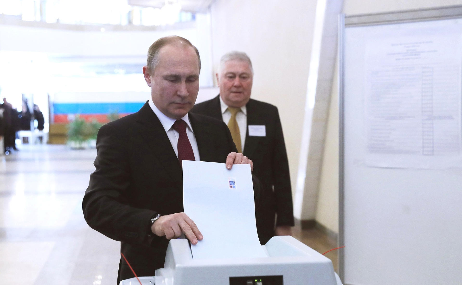 Image - Präsidentschaftswahl in Russland: Wladimir Putin siegt und steht vor vierter Amtszeit