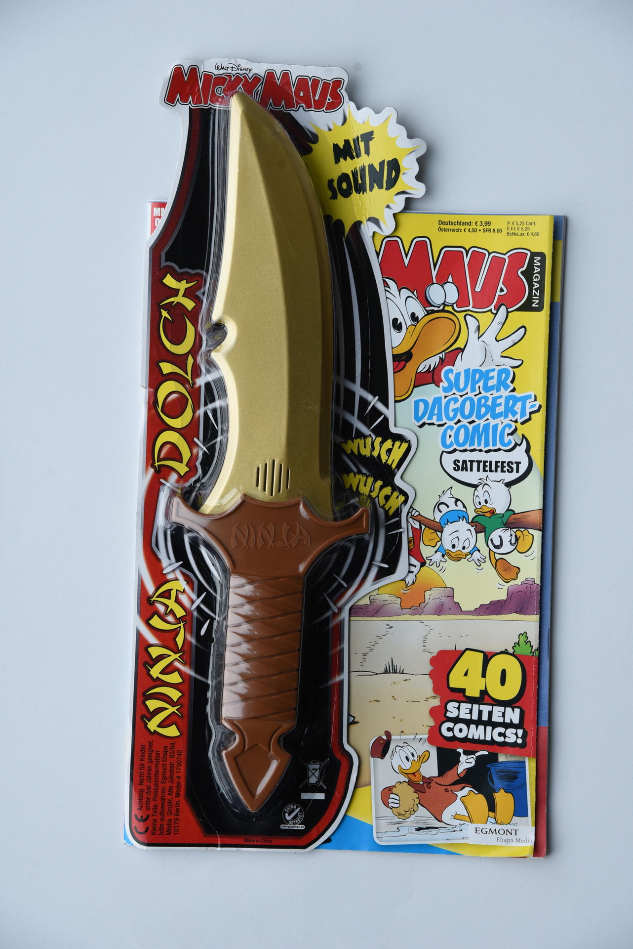 Image - Ninja-Dolch im Kinder-Comic: Berliner Politiker empört über Dolch in Micky Maus-Heft