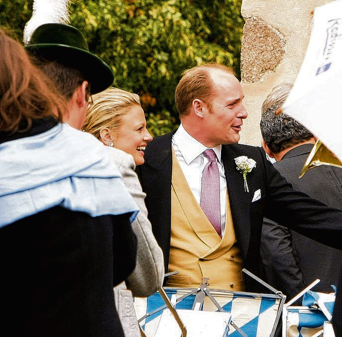 Barbara Schöneberger und Mann Maximilian von Schierstädt (hier bei ihrer Hochzeit).