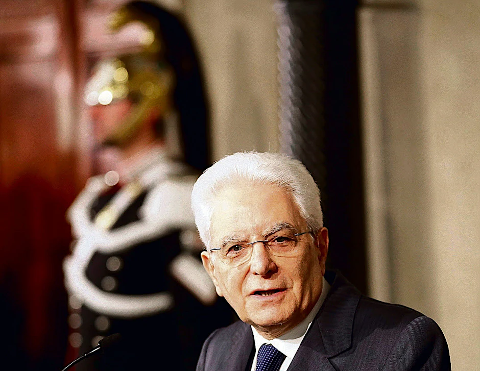 Er hat das letzte Wort: Sergio Mattarella, Italiens Präsident.