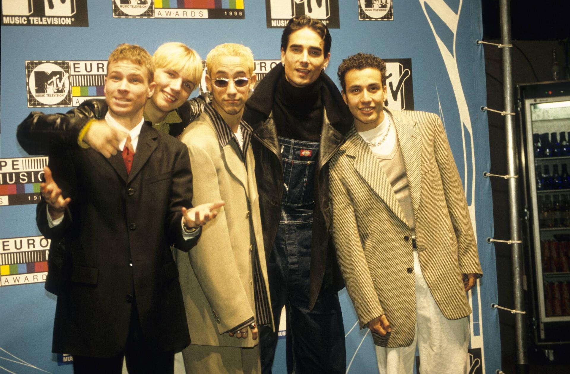 Die Backstreet Boys im Jahre 1996: Reihenweise Mädchen verfielen bei ihrem Anblick in Hysterie. 