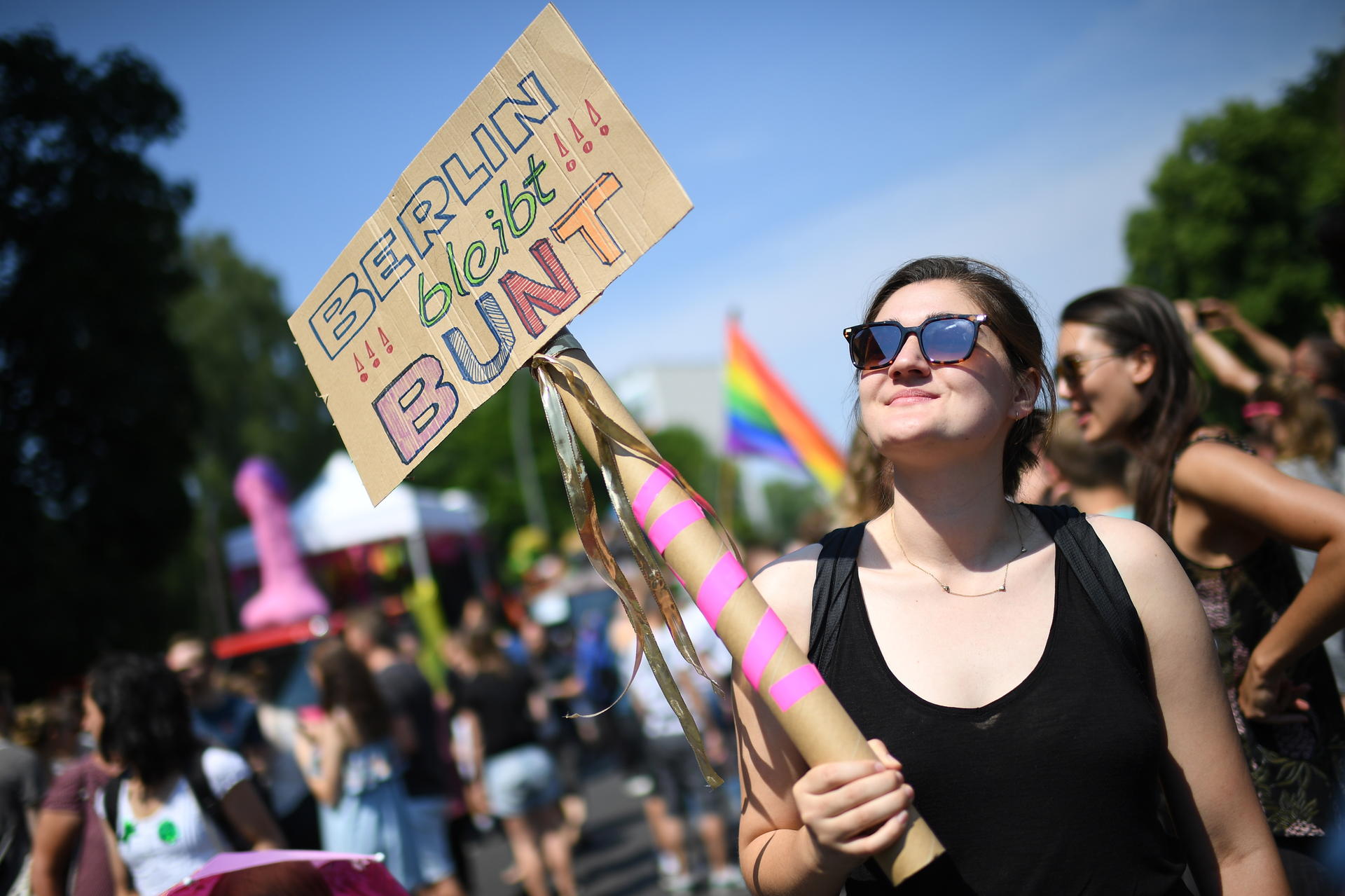 Zehntausende kamen, um gegen die AfD zu demonstrieren.