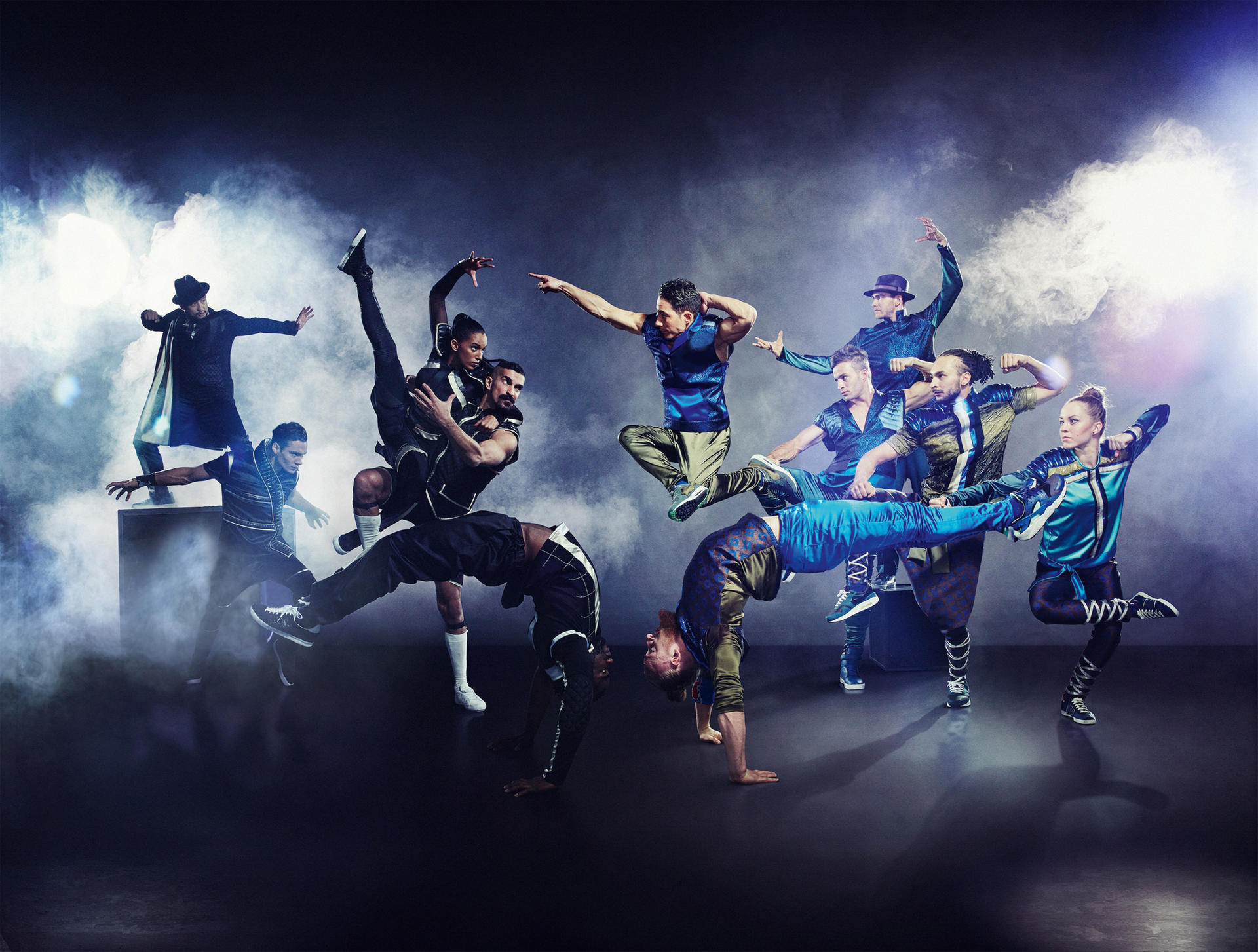 Atemberaubend artistisch: die Show der „Steps“.