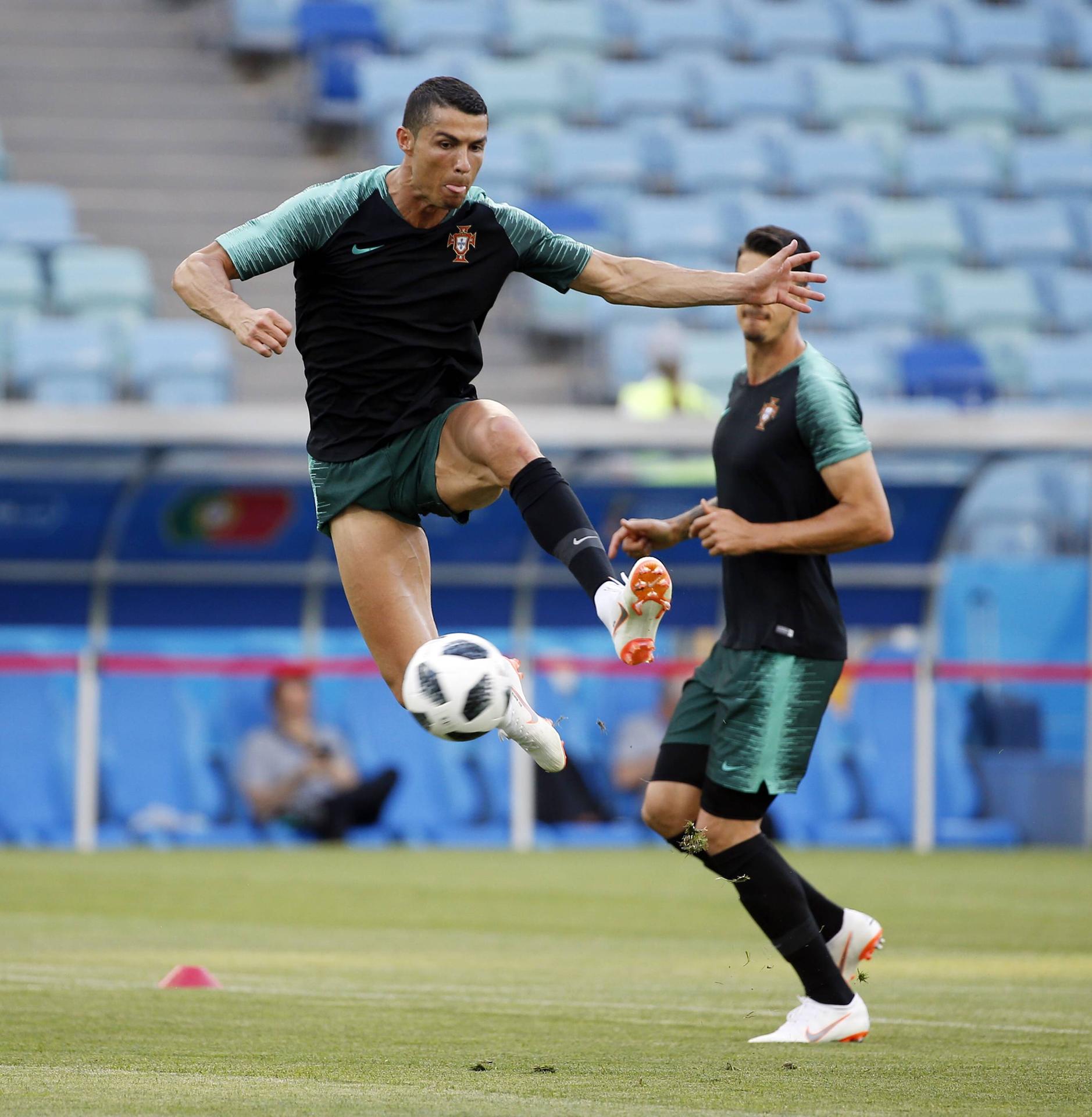 Cristiano Ronaldo will auch den Spaniern zeigen, wie toll er ist. 