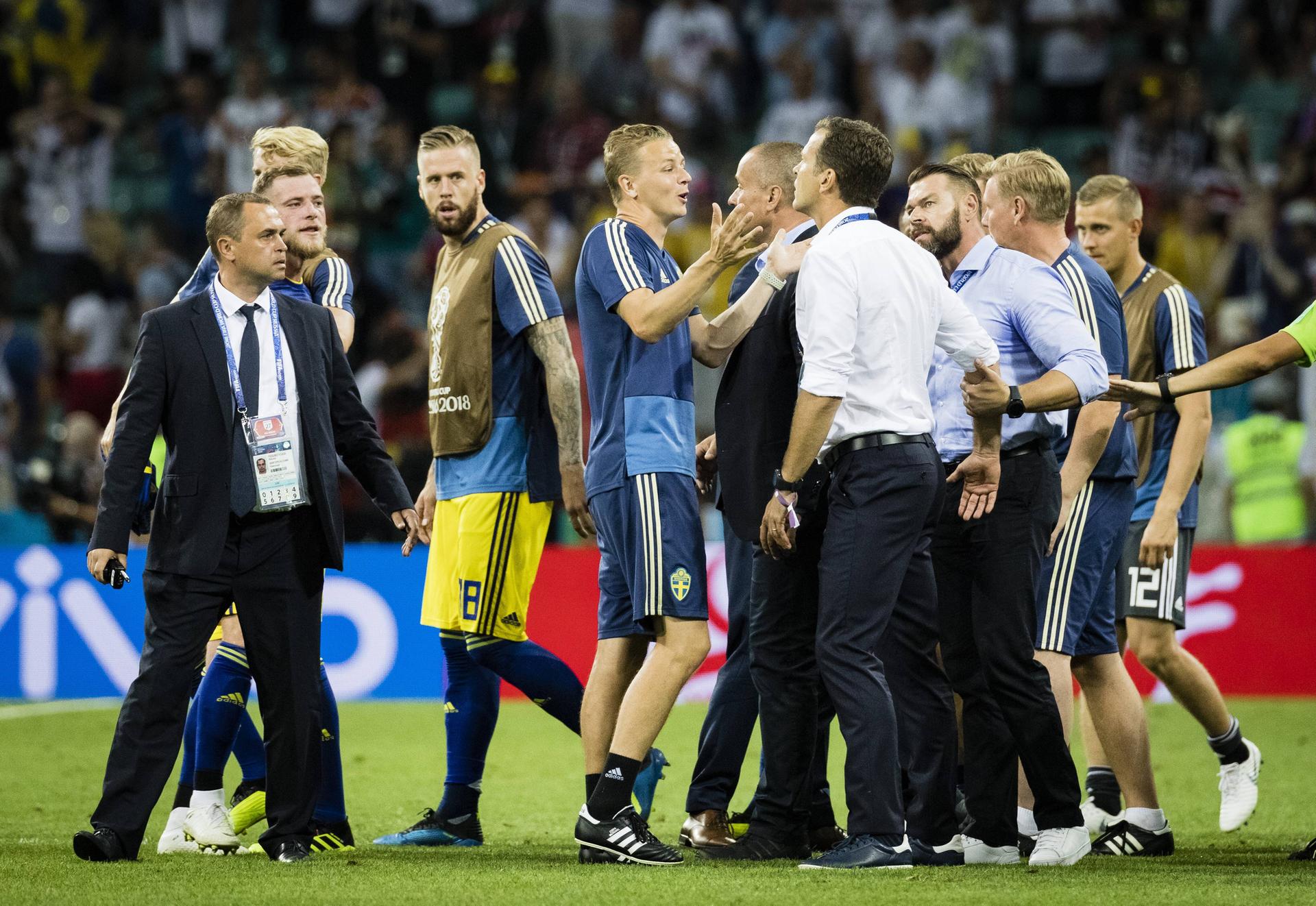 Image - Unsportliche DFB-Kicker?: Schwedens Trainer schimpft auf deutschen Jubel