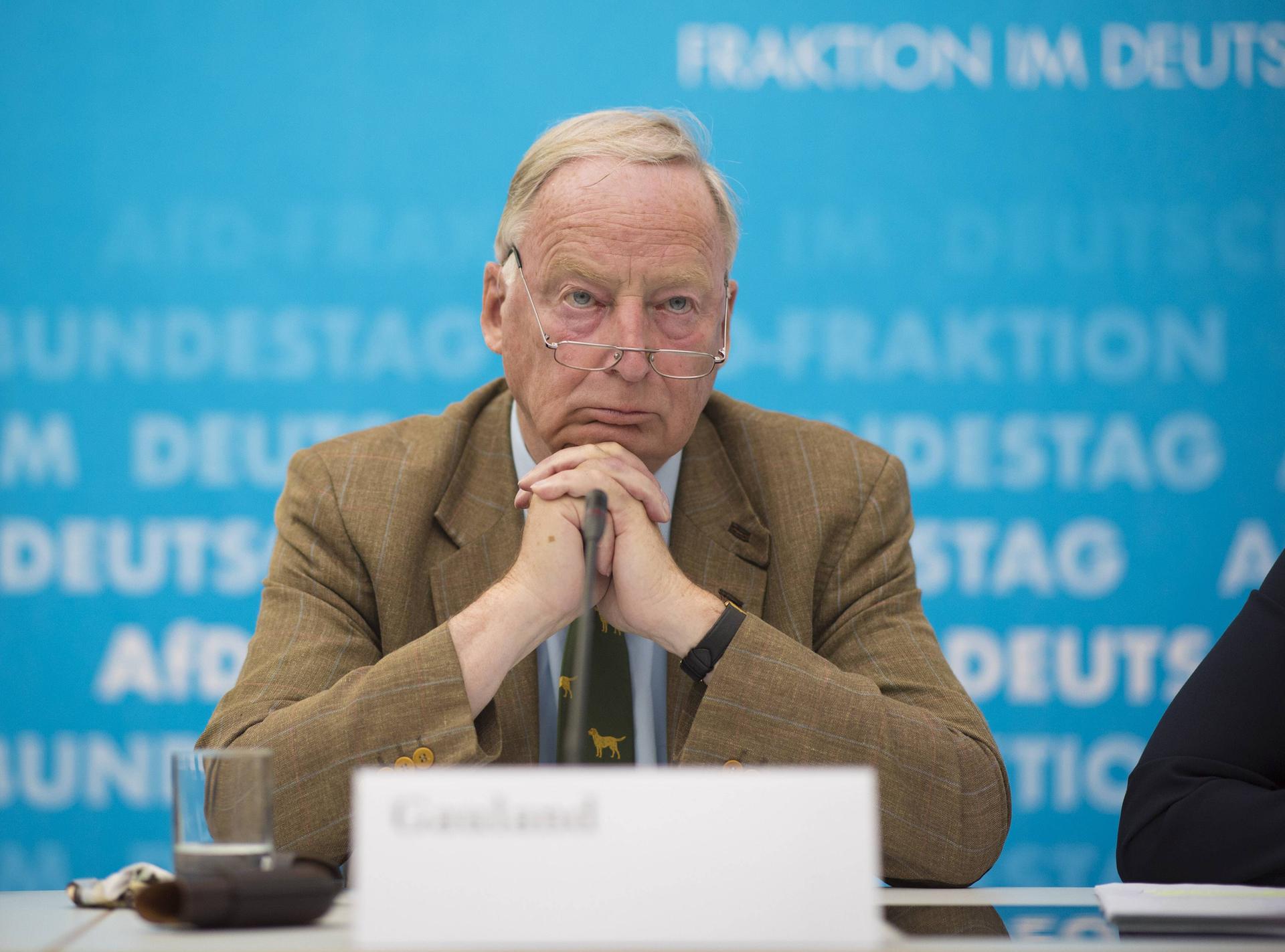 AfD-Politiker Alexander Gauland bezeichnet NS-Geschichte als \