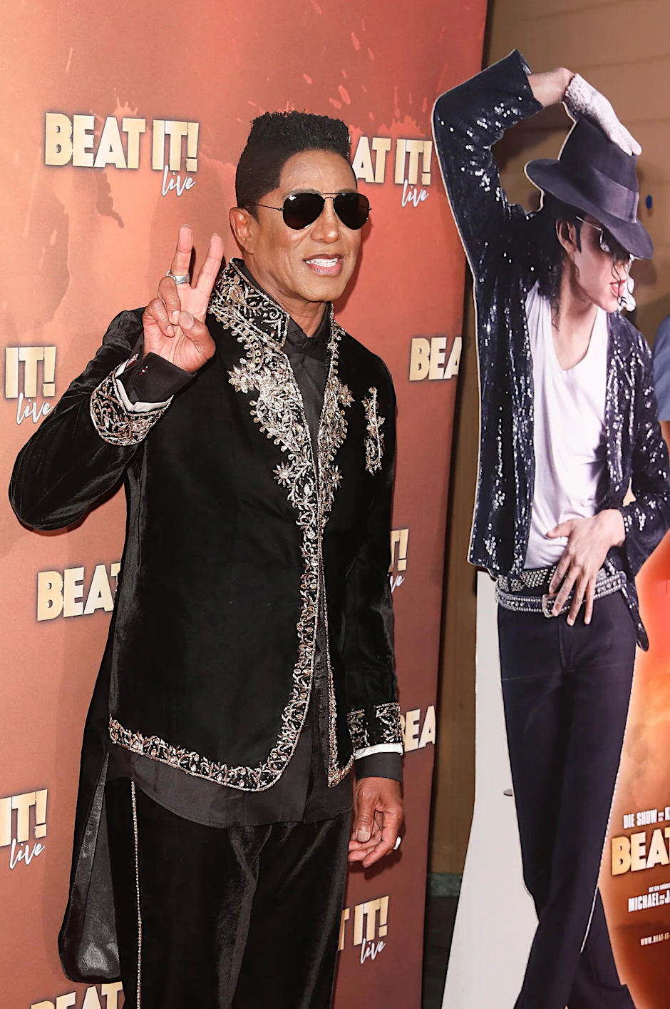 Auch Jermaine Jackson kam zur Weltpremiere der Show „Beat it!“.