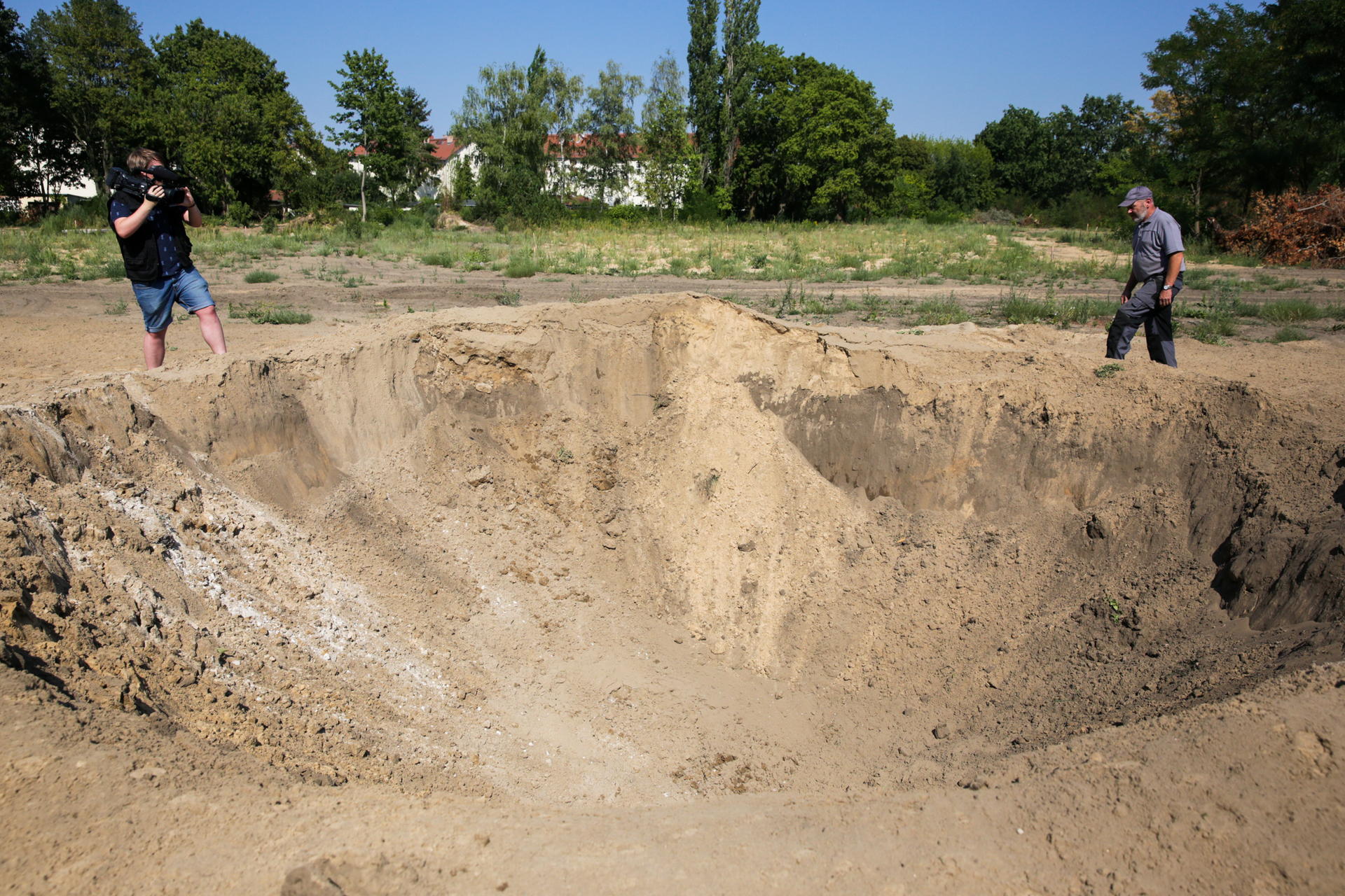 Potsdam: Weltkriegsbombe Gesprengt