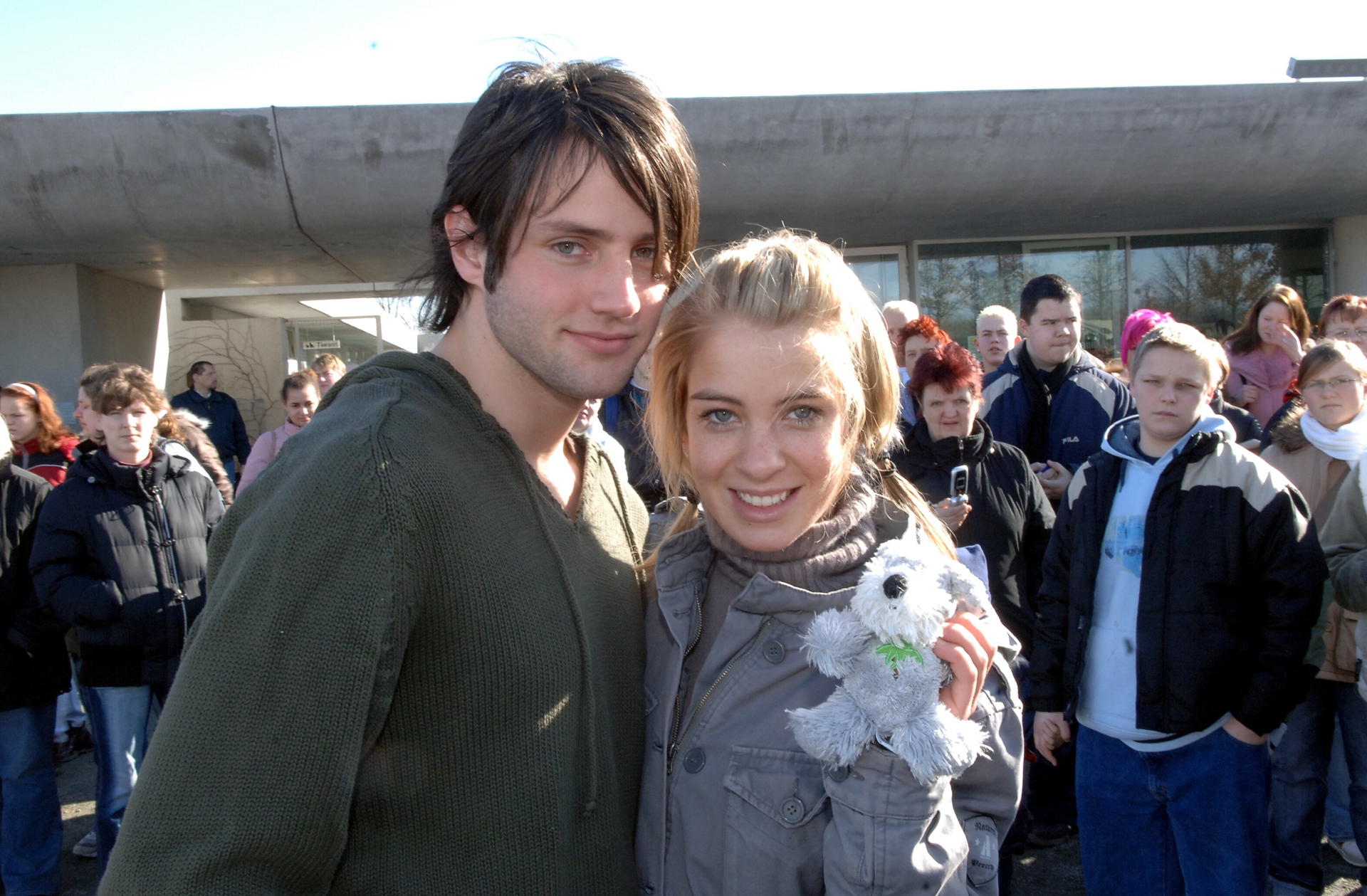 Jasmin mit  ihrem Kollegen Stefan König im Jahr 2006.