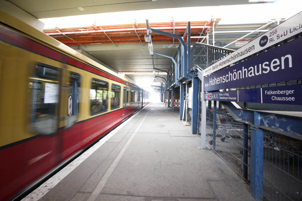 Die S-Bahn nach Hohenschönhausen fährt nicht mehr so oft wie früher.