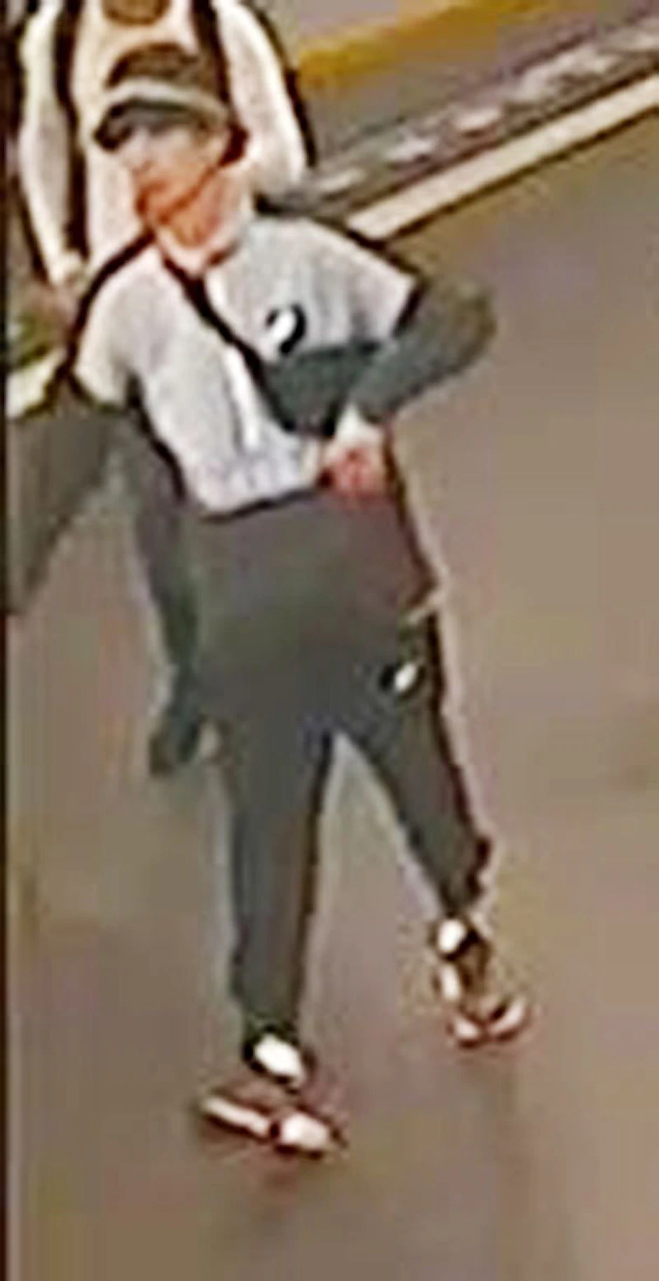 Diese Person gehört zu den beiden Tatverdächtigen.