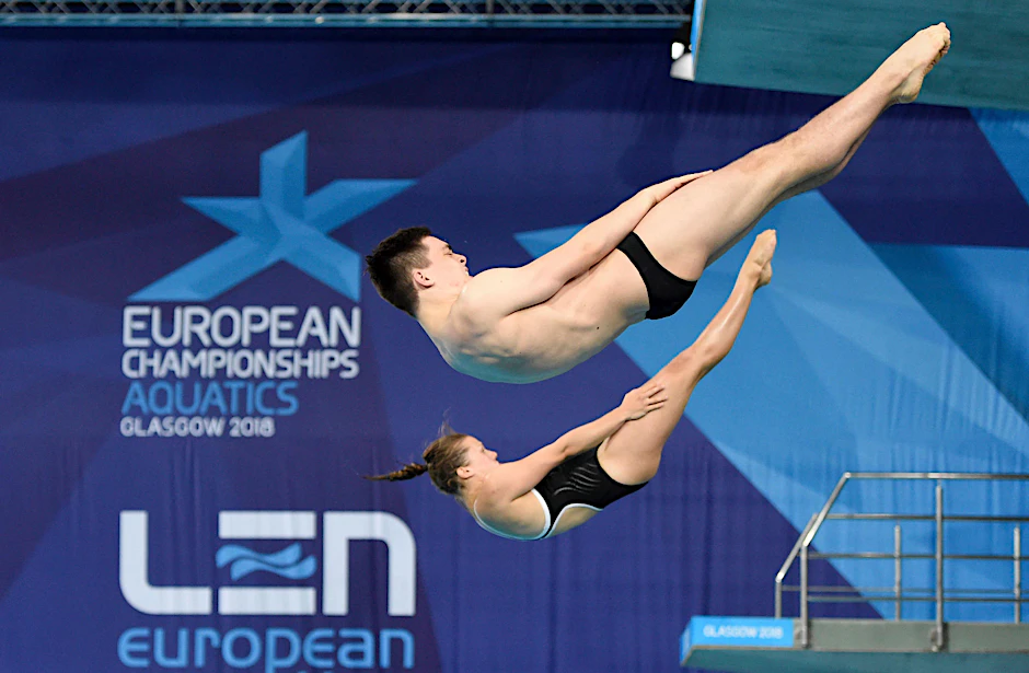 Erfolgsduo: Tina Punzel und Lou Massenberg springen zu Gold.