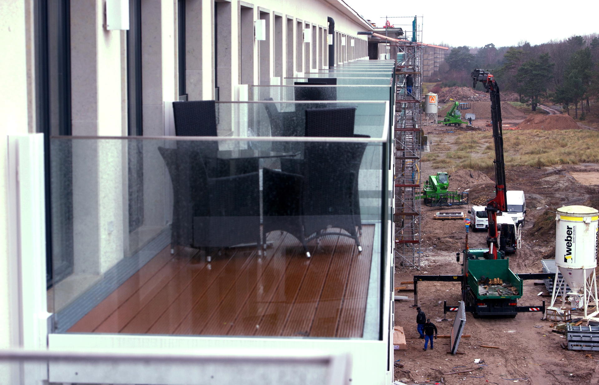 Urlaub mit Meerblick: In Block 2 wurden bereits 350 Apartments und ein Hotel errichtet. 