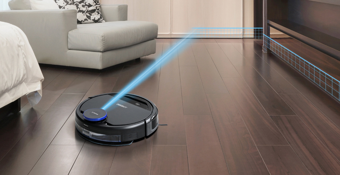 Die Staubsauger Deebot 930 mit Wischfunktion hat ein intelligentes Navigationssystem und putzt die Wohnung  allein. 