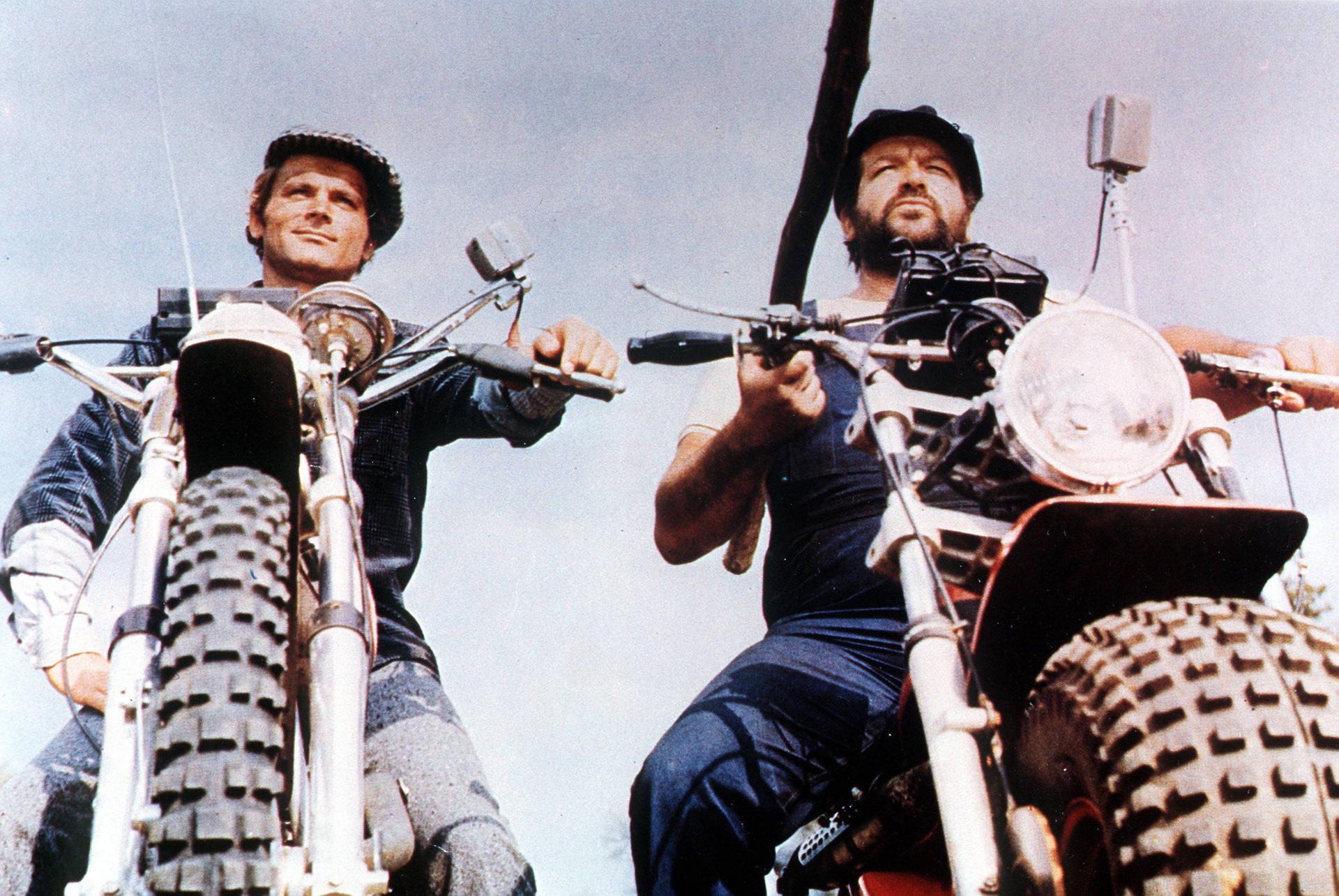 „Zwei wie Pech und Schwefel“ (1974) waren Terence Hill und Bud Spencer auch im wahren Leben.