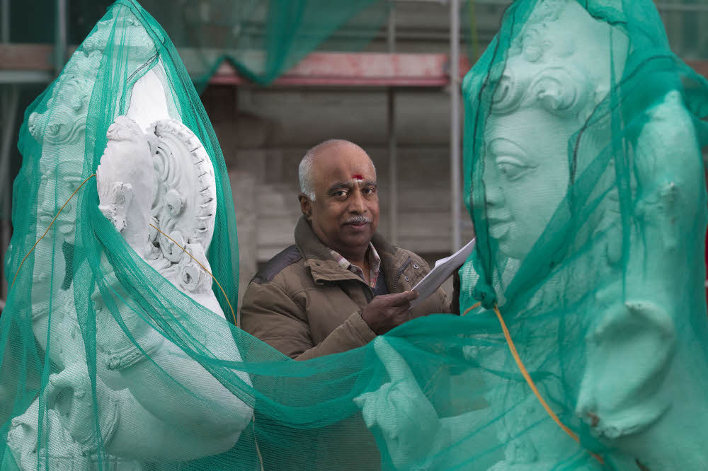 Tempelgründer und geduldiger Bauherr: Vilvanathan Krishnamurty.