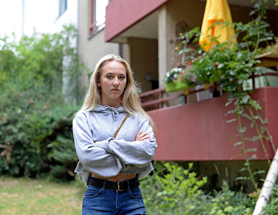 Lea-Sophie Becker erlebte im Pflegeheim in ihrer Nachbarschaft in Lichterfelde Trauriges. 
